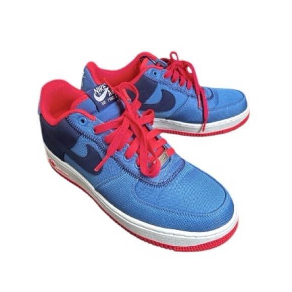 Nike Air Force 1 Low Distance Blue Atomic Red US12 - Picture 2 of 10